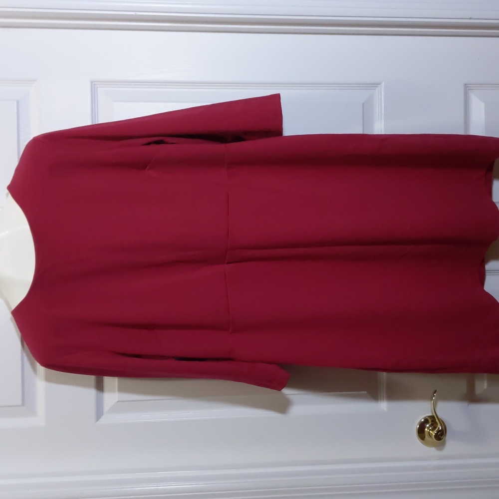 Old Navy "Ember Red" Zippered Sheath Dress, XXL